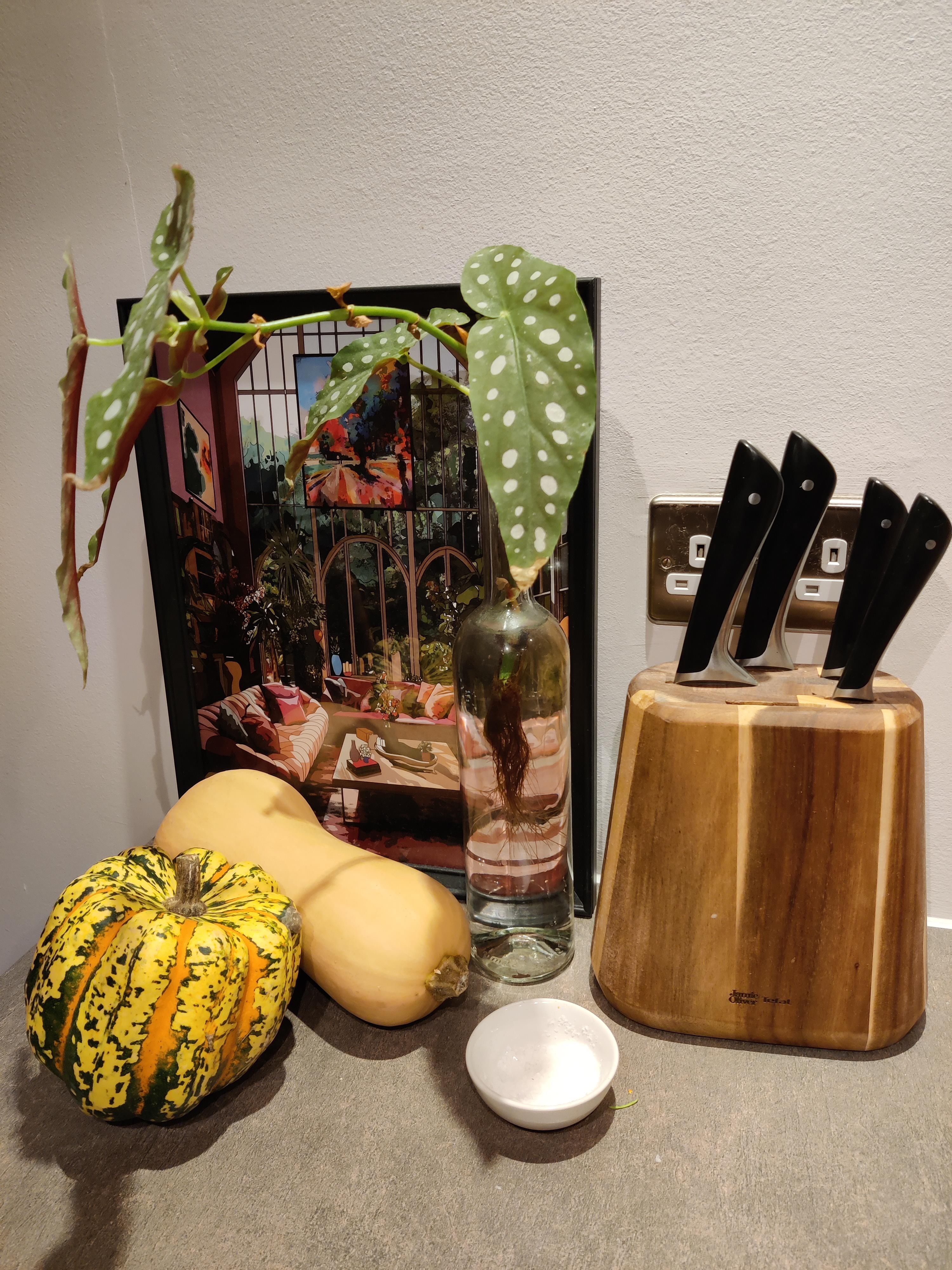 Pumpkin, saffron and orange soup