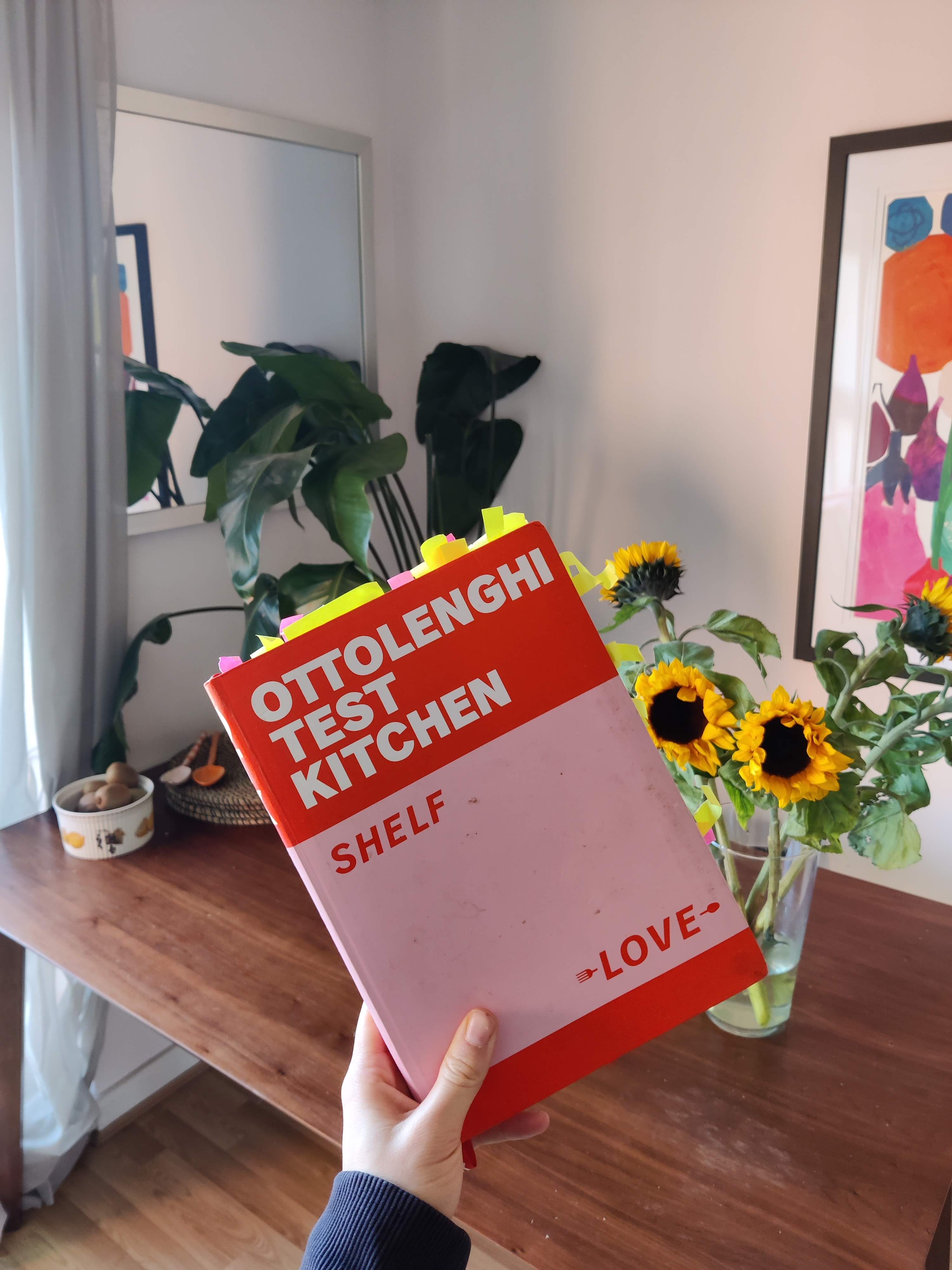 Smoky creamy pasta with burnt aubergine and tahini
